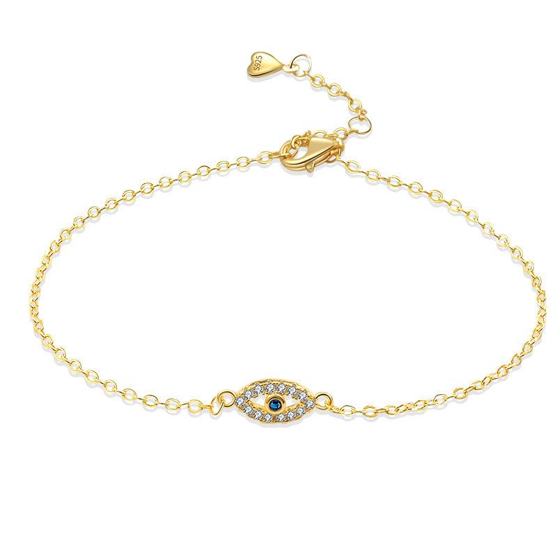 S Reinem Silber Licht Luxus Voller Diamant Dämon Auge Serie Für Frauen Ins Stil Heißer Verkauf Armband_voghion.com
