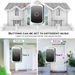 Waterproof Wireless Doorbell AC 100V-240V EU Plug Smart Remote Control Doorbell Rings With Battery Included, Plug And_voghion.com