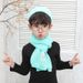 Sciarpa coreana invernale per bambini, lavorata a maglia in lana, cappello caldo per neonati, set da due pezzi per uomo e donna_voghion.com