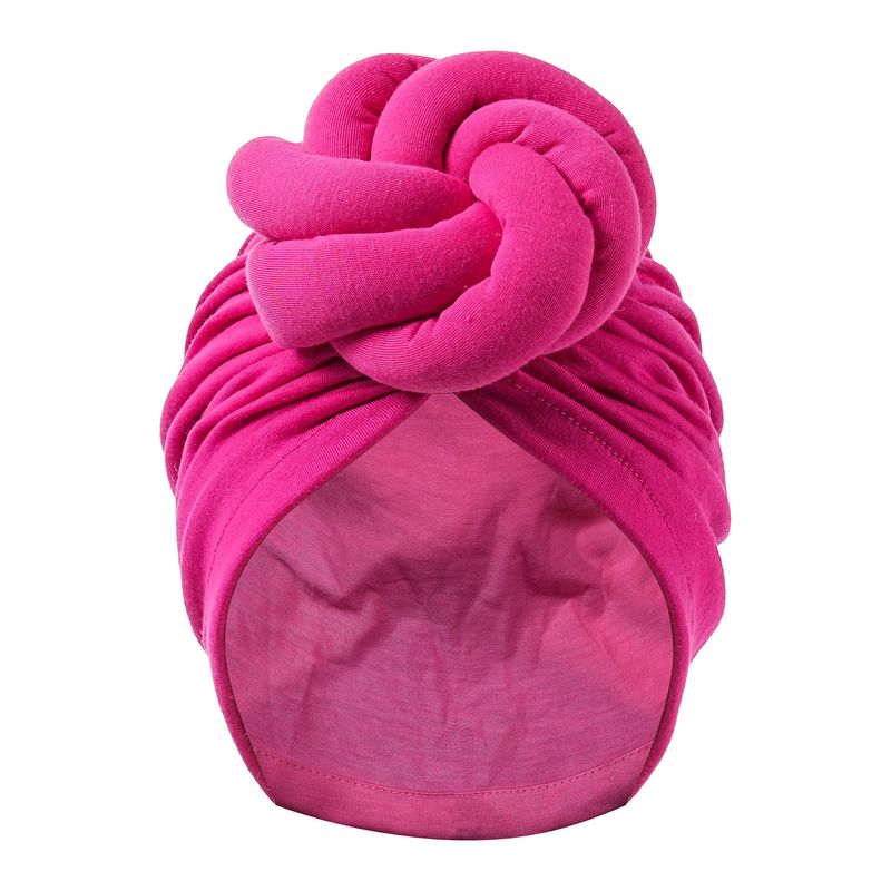 Men's Hats Hot Selling Solid Color Knotted Headscarf New Bright Color Ethnic Hat Three Dimensional Twist Knotted Headscarf_voghion.com