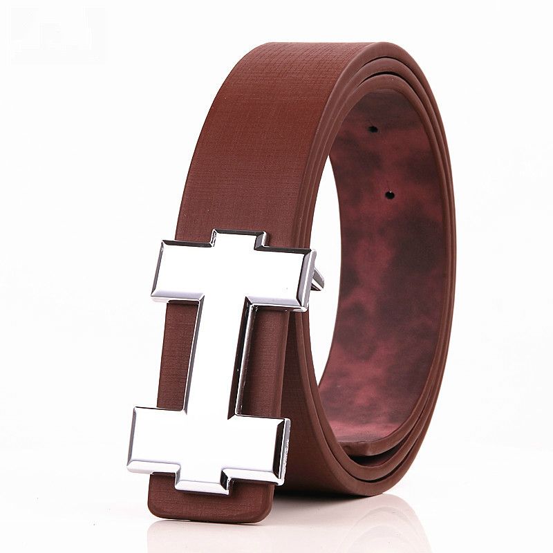 HOT Designer H Brand Belts Men Youth High Quality Male PU Leather Women Accessories for Teens Jeans Belt Black 3.3 Cm_voghion.com