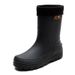 WalkPrime High-end Men's Rain Boots With Adjustable Cuff, Waterproof And Rainproof, Long Tube, Non-slip, Work Rubber Shoes,_voghion.com