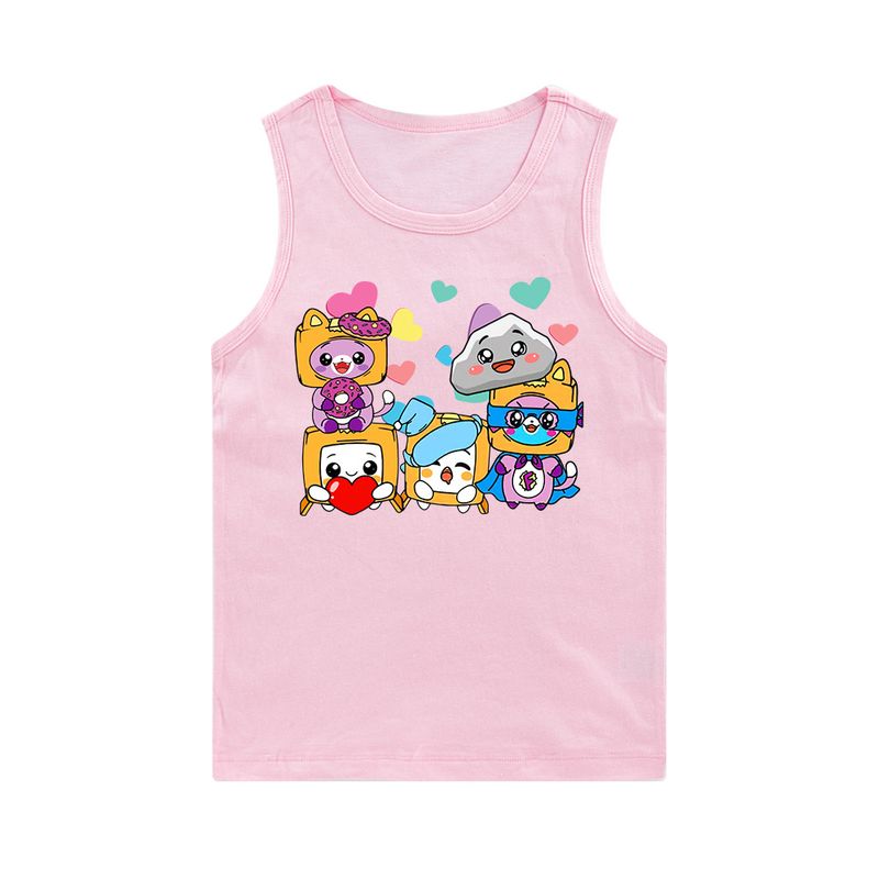 Printed Elderly Boys and Girls Sleeveless Tank Top E799_voghion.com