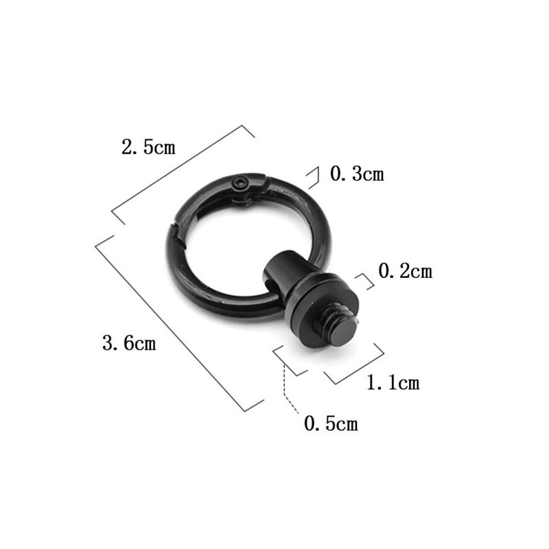 ML4 Stormproof Lantern Hook - Heavy Duty Alloy Hanging Ring For GZ Lights | Oversized Quick-Release Clip For Camping Tent & Canopy Lighting_voghion.com