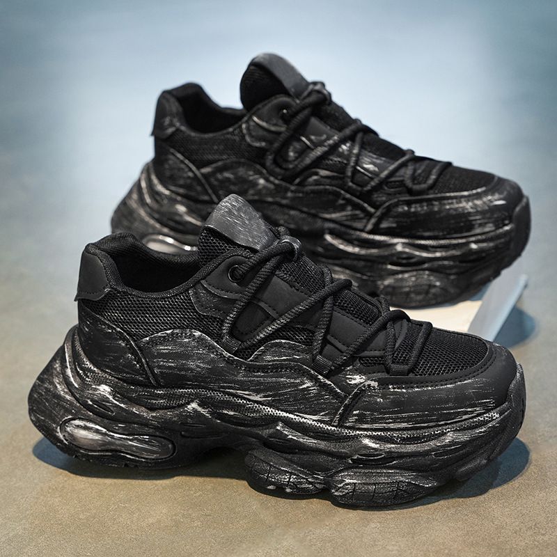 Scarpe sportive da uomo alla moda, con suola spessa, estive, stile 2025, in mesh traspirante, con altezza maggiorata, ammortizzanti e ammortizzanti._voghion.com