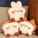 Cartoon Bear Biscuit Cute Plush Toy Cushion Pillow For Kids Fun And Fluffy Birthdays Gift For_voghion.com