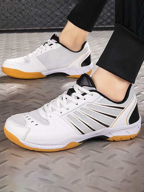 Badminton Shoes For Men And Women, Ultra-Light Breathable Non-Slip Shock-Absorbing Student Shoes, Professional Volleyball Training Shoes_voghion.com