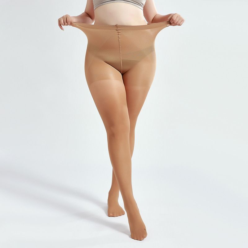 Underwear & Sleepwears Plus Size Nude Tights For Women - Seamless, Non-Slip, High-Waisted Shapewear Pantyhose In Black & Deep Skin Tone (XL-XXXXL)​​_voghion.com