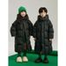 Giacca invernale lunga in cotone per bambini, per ragazzi e ragazze, cappotto casual in cotone per bambini di taglia media e grande_voghion.com