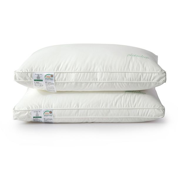 Oreiller en pur coton avec noyau de protection du cou, oreiller en pur coton non fluorescent_voghion.com