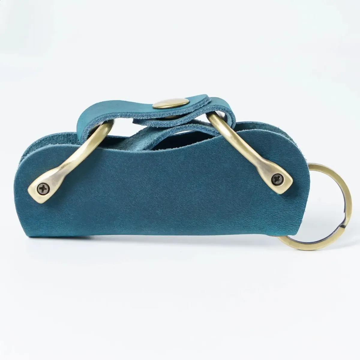 Leather Key Holder For Car Mens Keys Organizer Pocket Compact Keychain Case Cover EDC Smart Keyholder Keycase 250206_voghion.com