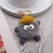 Dumb Small Coal Ball Plush Pendant Car Key Chain Pendant Cartoon Pendant Net Red Bag Plush Pendant_voghion.com