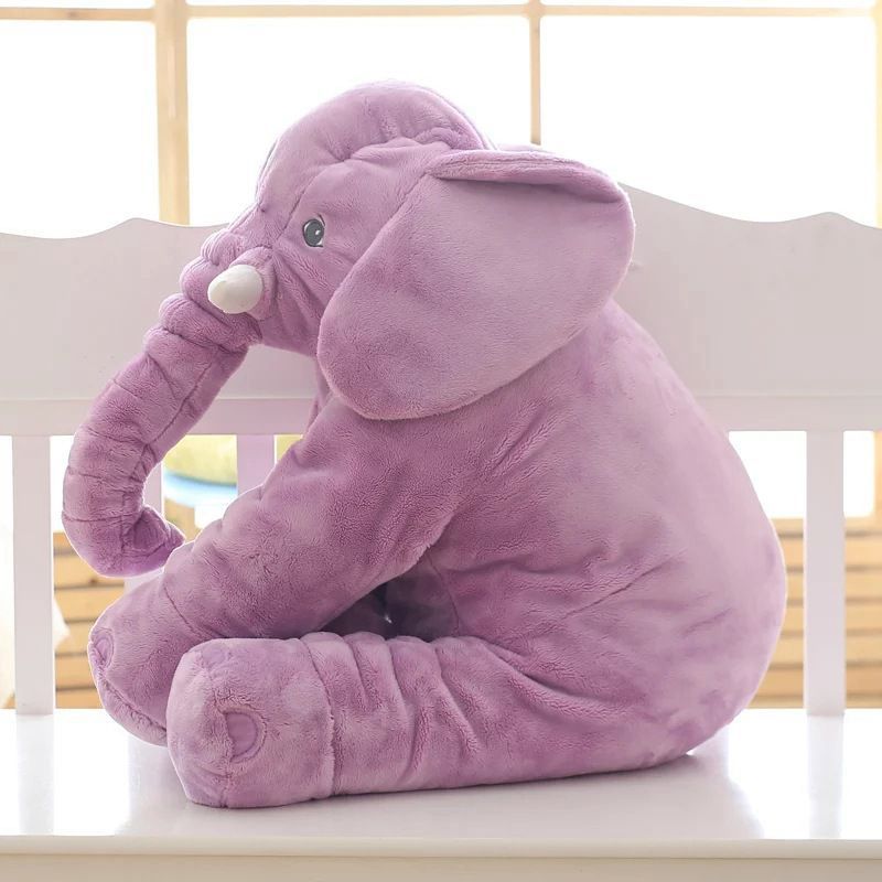 Adorable Baby Soft Plush Long Nose Elephant Sleep Pillow For And Kids Newborns_voghion.com