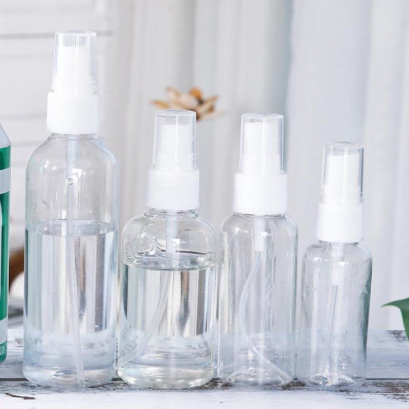Flacone spray cosmetico piccolo da 30/50/100 ml Flacone spray da viaggio Flacone spray trasparente a nebbia fine Flacone spray per imbottigliamento cosmetico_voghion.com