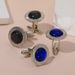 fashion Gemstone Alloy Dia Dripping Cuff Nails Men's Suit Buttons Cufflinks Spot_voghion.com