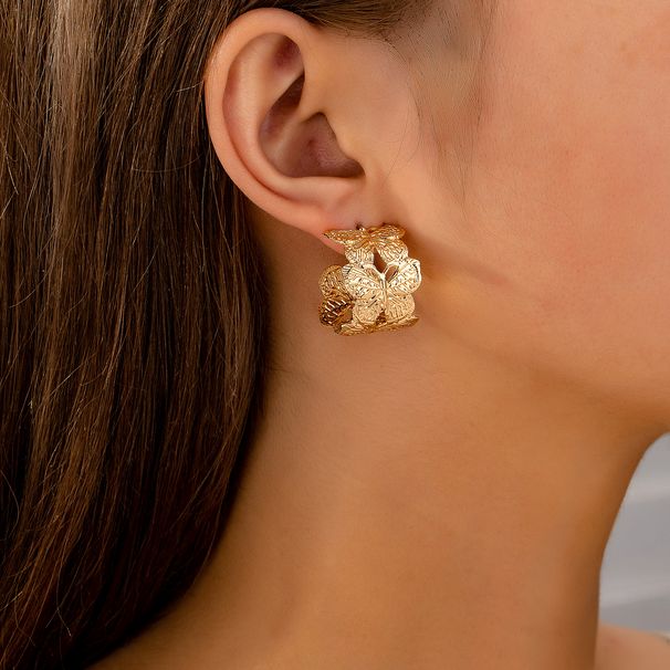 1 paio di eleganti orecchini a forma di farfalla in lega_voghion.com