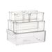 Thickened Seven Piece Set Japanese Food Storage Anti Smell Transparent Visible Freezer Refrigerator Storage Box_voghion.com