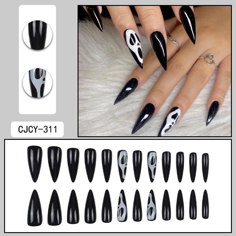 Long Press-On Nails - Elegant Summer Fake Nails With Glue & Gel Pads, Sweet Style, 50+ Colors, Reusable False Nails For Women_voghion.com