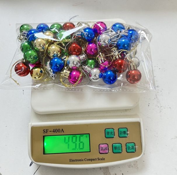 Christmas 2cm multi color 50pcs Christmas balls Mini mixed color Christmas tree decoration balls_voghion.com
