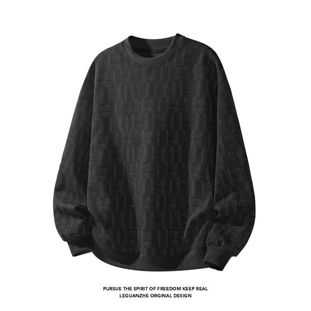 Men's Clothing Cleanfit Full Print Men's Cleanfit Printed Pullover Sweatshirt Vintage Loose Fit Casual Crewneck Long Sleeve Top With All-Over Design_voghion.com