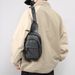 Crossbody Bag Men's High-end Satchel Shoulder Bag Casual Breast Bag Men's Multi-functional Men's Going Out Portable Bag_voghion.com