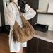 Frosted Tassel Unterarm Für Frauen 2025 Herbst Winter Neue Große Kapazität Vielseitige Knödel Einzelne Schulter Umhängetasche_voghion.com