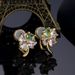 Earrings Diamond Four Leaf Clover Ear Clips For No Pierced Ears, Light Luxury, High End Temperament, Exquisite And Versatile Earrings And Ear Buckles_voghion.com