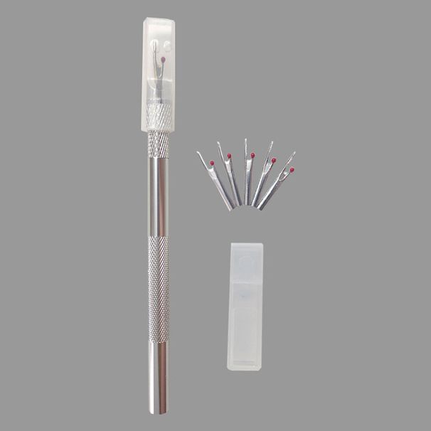 High carbon steel wire disassembly tool set Metal wire disassembly tool replacement Blade aluminum alloy handle Sewing tool_voghion.com