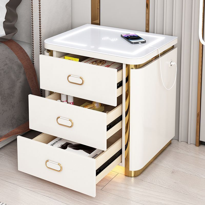 Intelligent Bett Dësch multifunktionell integréiert sécher, einfach Schlofkummer Wunnzëmmer, Handy Quadrat sécher_voghion.com