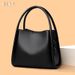 DENK Genuine Leather Women's 2025 New Fashion Large Capacity Bucket Shopping Basket Single Shoulder Crossbody Bag_voghion.com