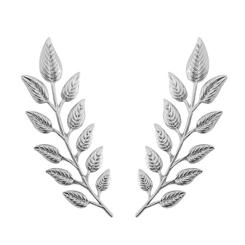 【 Collected By 1146 People 】 Simple Fresh Leaf Shirt Collar Needle, Men's And Women's Suit Brooch Accessory_voghion.com