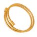 Simple Snake Bone Chain Multi-layer Stacked Fashionable Versatile Titanium Steel Gold-plated Bracelet Jewelry Women_voghion.com