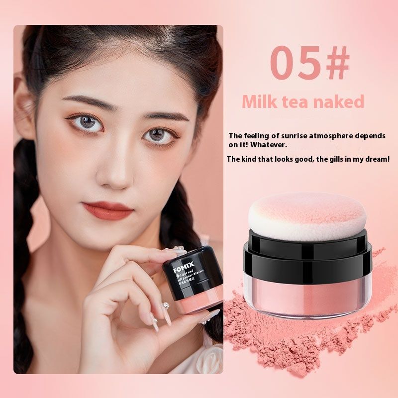 FOMIX Light Transparent Soft Color Mushroom Head Air Cushion powder blusher Lazy People High gloss Cosmetic Cream_voghion.com