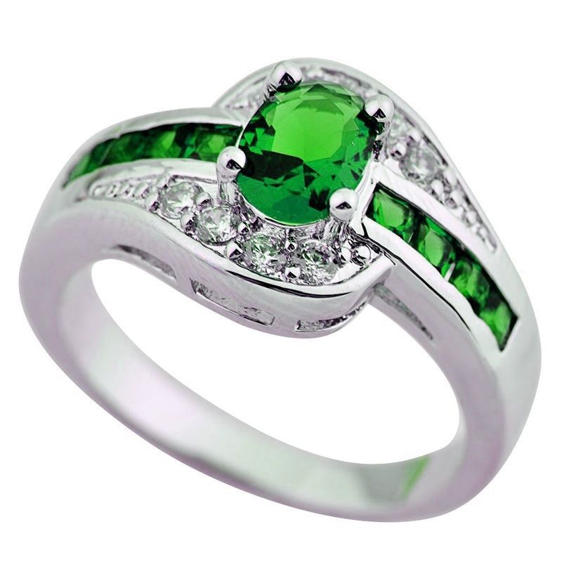 Anillo Zhenrong con diamantes incrustados de amatista roja, joyería para mujer_voghion.com