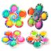 Stress Relief Toys Stem Supply Finger Bubble Music Double Sided UV Printing Colorful Pattern Rat Extermination Pioneer Finger Gyroscope_voghion.com