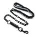 Pet Iron Leash Set Nylon Anti-Bite Collar Rope Dog Chain Explosion-Proof Anti-Tensile_voghion.com