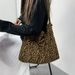 Fashionable Corduroy Leopard Print Crossbody Large Capacity Shoulder Shopping Student Canvas Bag For Women_voghion.com