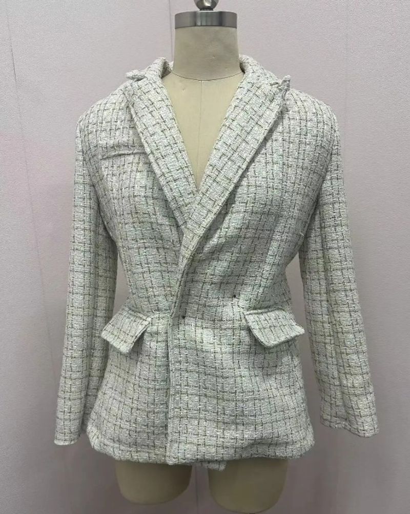 Vêtements pour femmes mode vêtements pour femmes style français petit parfum tempérament élégant jupe costume femmes_voghion.com