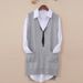 Spring And Autumn New Korean Style Knitted Vest For Women, Mid-Length Loose Sweater Vest, Base Shirt, V-Neck Solid Color_voghion.com