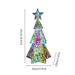 37cm Glowing Decorative Ornament Transparent Iridescent Christmas Tree For Living Room And Window Display Atmosphere_voghion.com