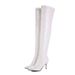 32/48 Übergröße Damenschuhe Pole Dance Einfache High Heels Overknee Lange Stiefel_voghion.com