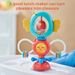 Baby puzzle soothing rattle dining table suction cup coaxing baby turn musician rattle early education baby toy_voghion.com