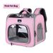 Pet Bag Nova Cor Sólida Casual Tendência Portátil Bolsa para Cachorro Grande Capacidade Respirável Mochila para Gato_voghion.com