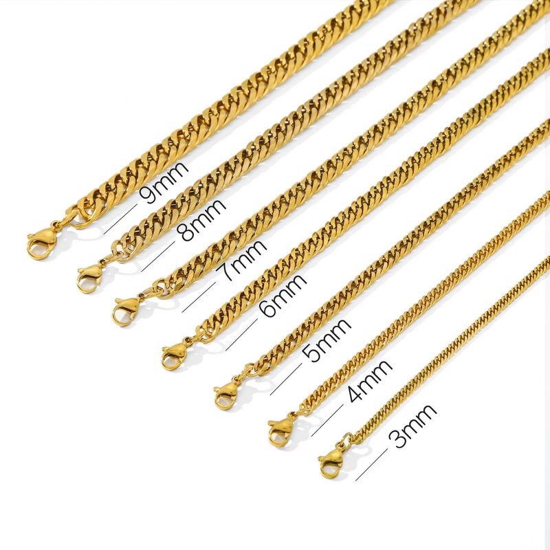 1 Piece 3mm*45cm 3mm*50cm 3mm*60cm Titanium Steel Jewelry Accessories_voghion.com