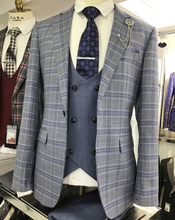 Herenkleding Bruiloft Bruidegoms Driedelig Pak_voghion.com