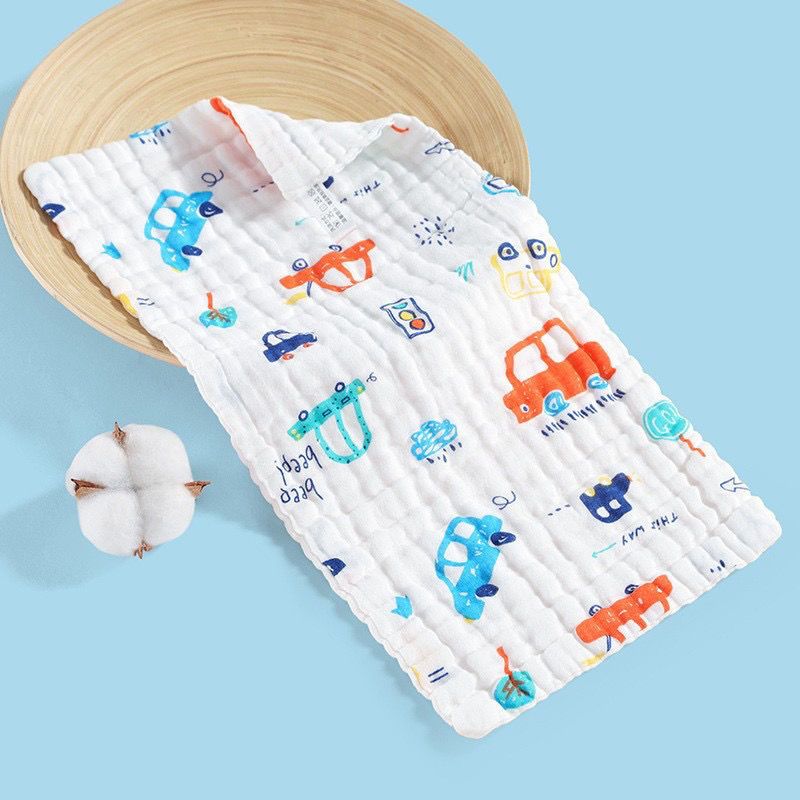 【 31000 People Collection 】 Infant And Toddler Gauze Class A Ultra Soft 6-layer Pure Cotton Towel, Baby Grade_voghion.com