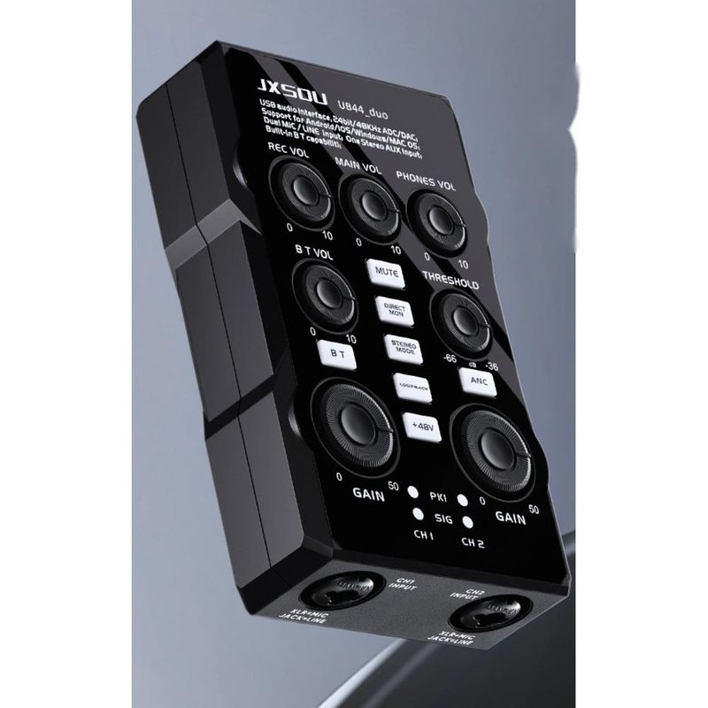 Computer Driver-Free Mobile Live Streaming Arranger Karaoke Internal Recording Singing Sound Card Professional Microphone_voghion.com