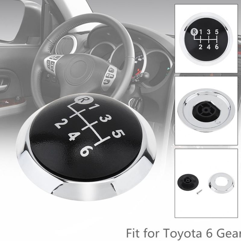 6 Speed Manual Styg ABS Gear Shifter Shift Lever Knob Stick Handball Head Cover for TOYOTA Corolla 1.8MT 2007- 2013 /_voghion.com