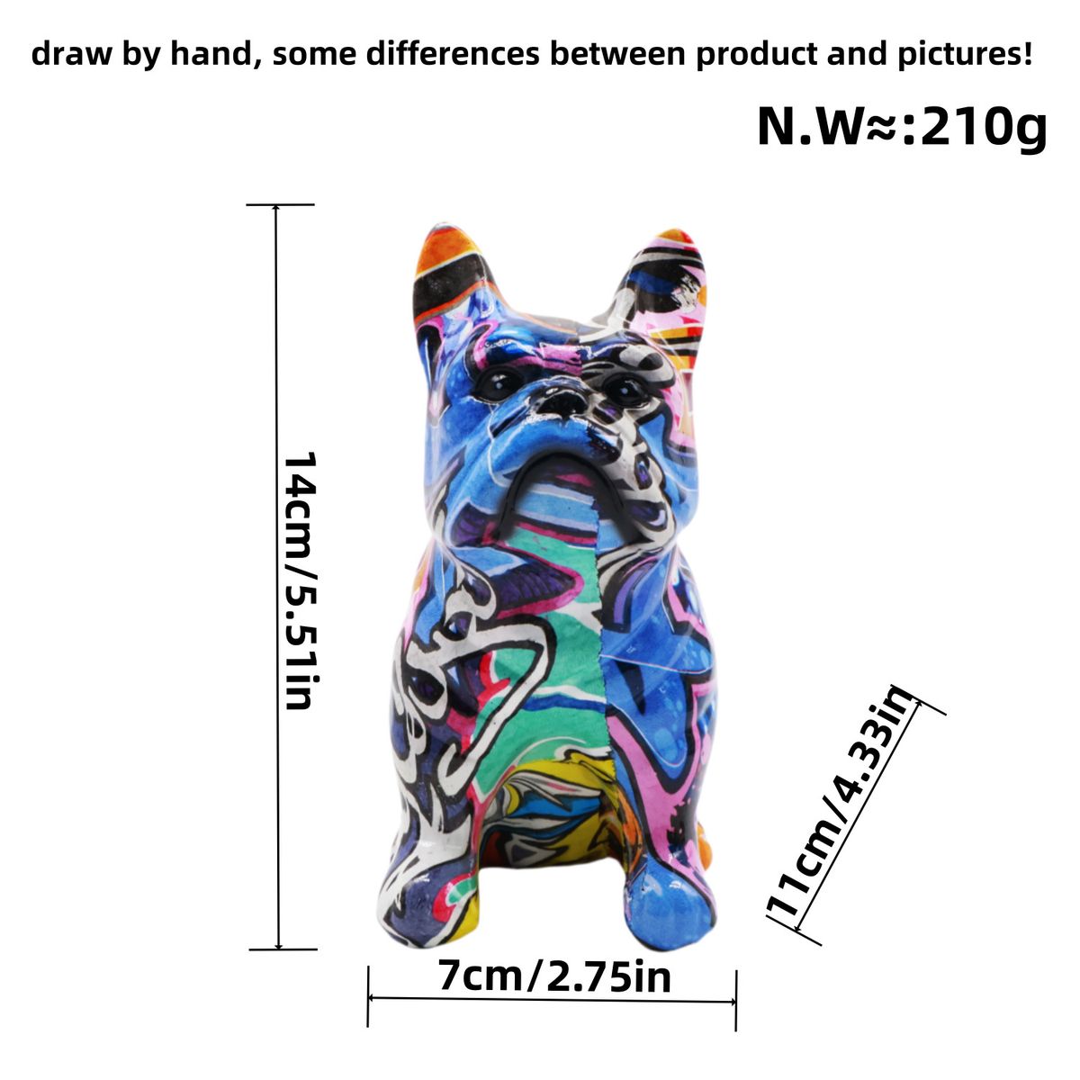 Supplies Colorful Dog Ornaments Home Entrance Office Desktop Decorations Resin Crafts Display_voghion.com