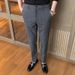 Spring new products and good things are recommended. Korean version of men's casual pants, slim-fitting plaid pants, elastic waist adjustment stretch_voghion.com